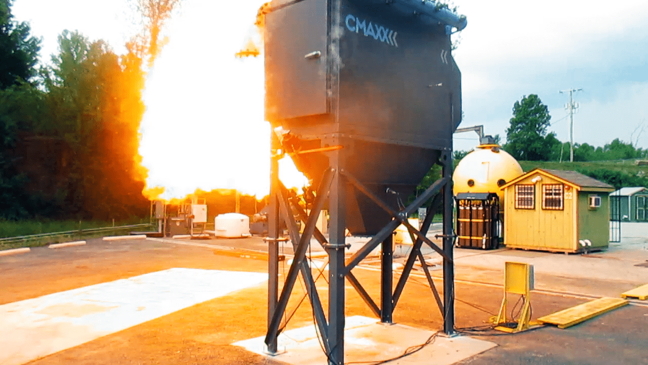 CMAXX Dust Collector being tested for an explosion rating