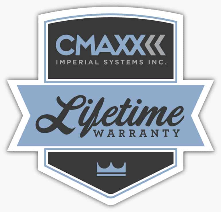 CMAXX Lifetime Warranty logo