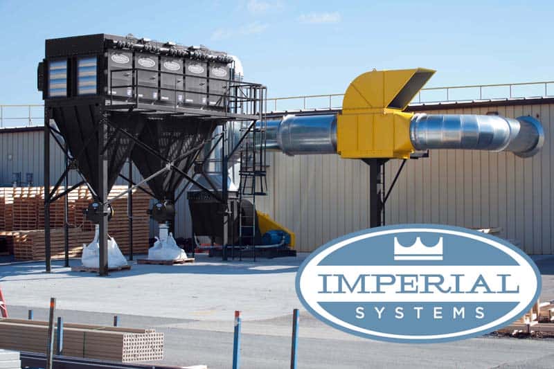 Blog default image of CMAXX dust collector and Imperial Systems logo