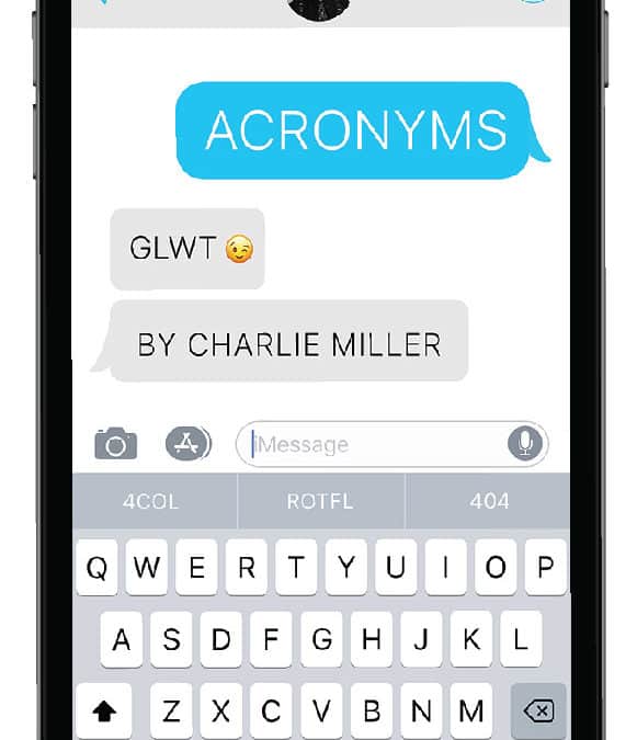 Good Luck With That – Acronyms