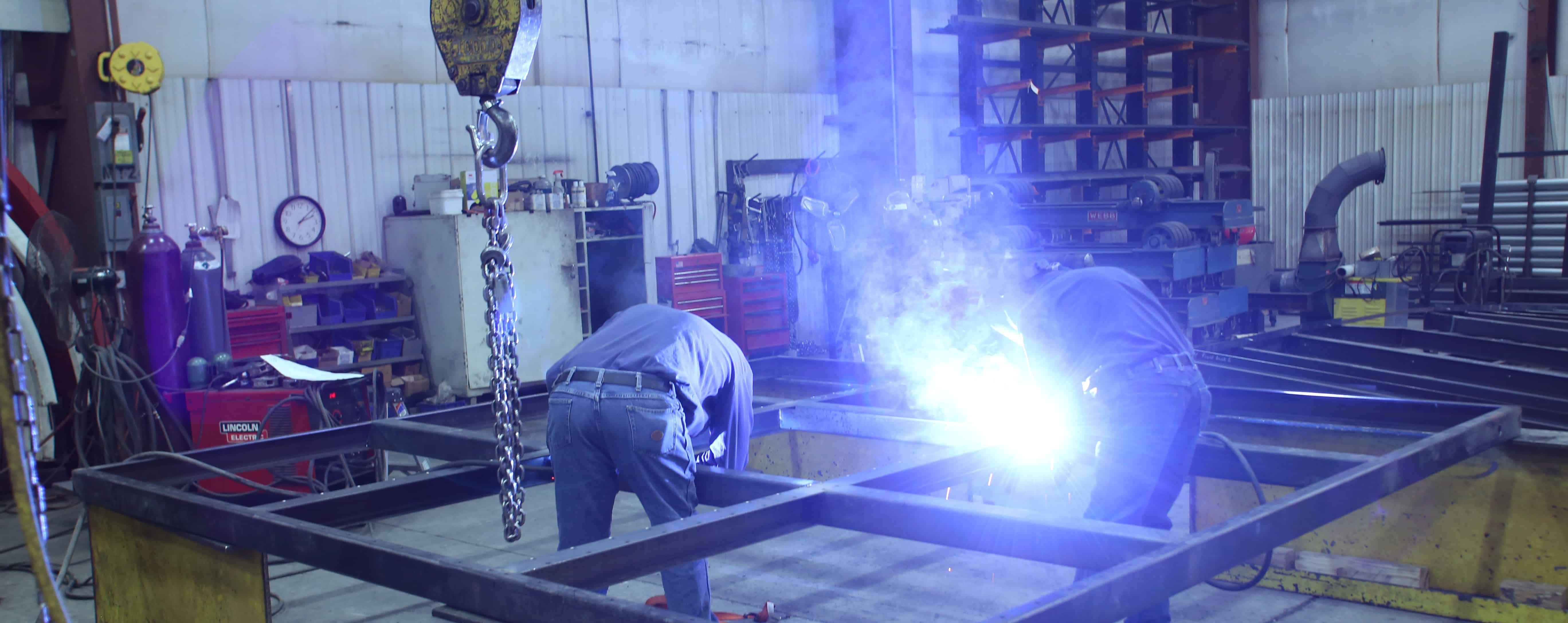 Industrial ventilation systems protect workers from welding fumes