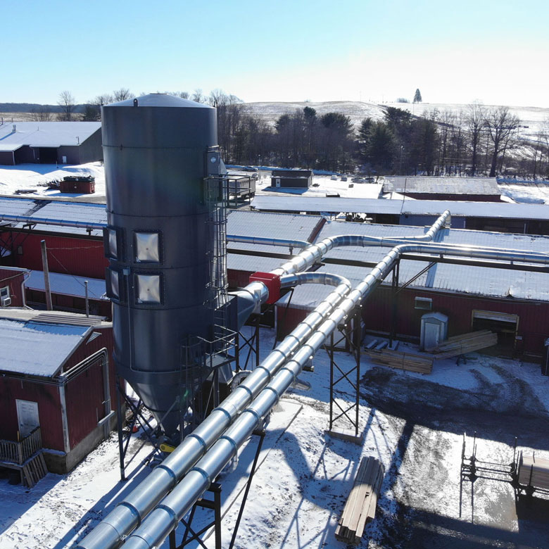 Installation of a BRF reverse air baghouse dust collector