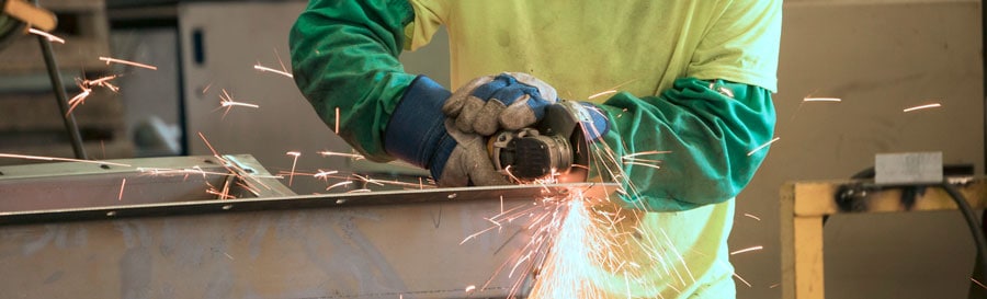 Grinding is a skilled trade necessary in many industrial fabrication shops.