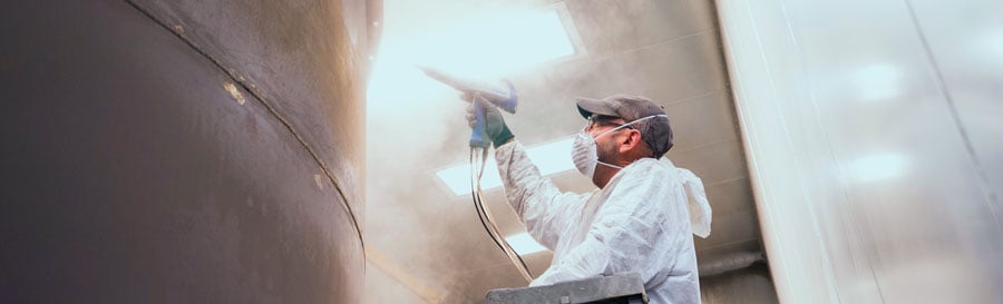 Powder coating is a niche skill used in some industrial fabrication shops.