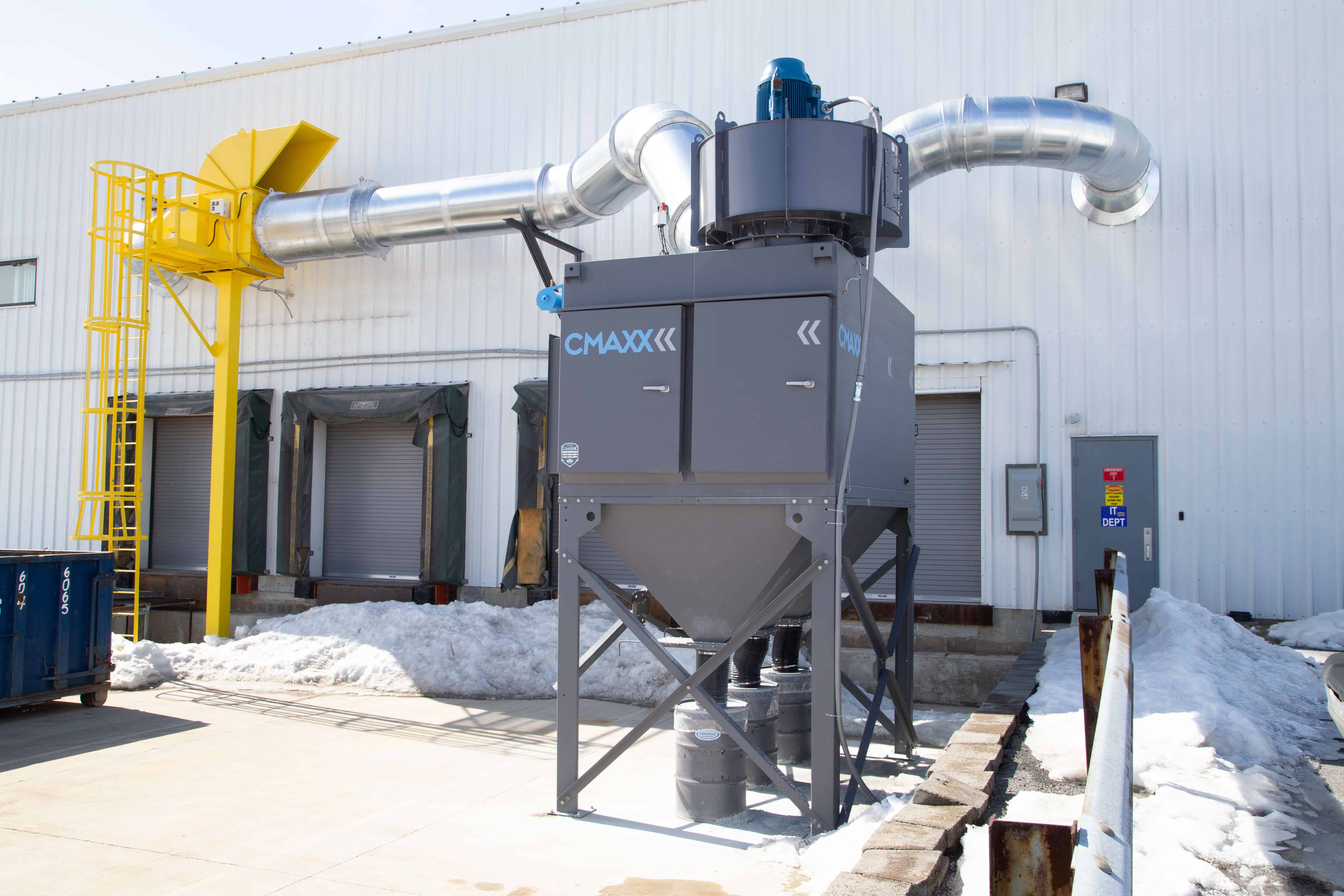 Case Study Fiberglass Reinforced Plastic Dust Captured by CMAXX