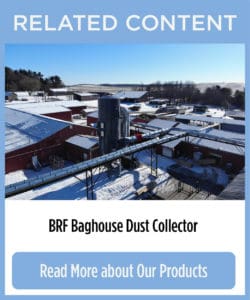 Bag filter calculation is necessary before purchasing a BRF baghouse.