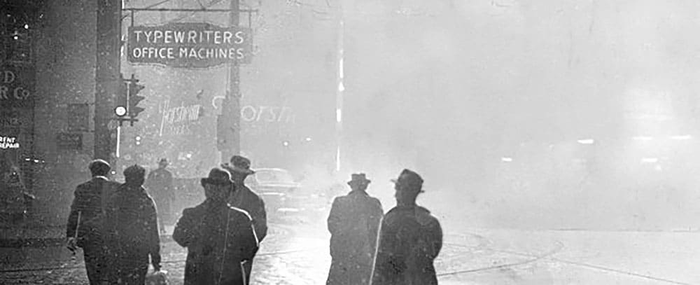 The history of dust collection began with polluted industrial cities like Pittsburgh.