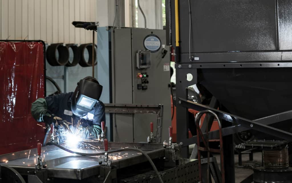 Masaba replaced an old HVAC until with three CMAXX Dust & Fume Collectors as their shop exhaust system for weld smoke extraction.