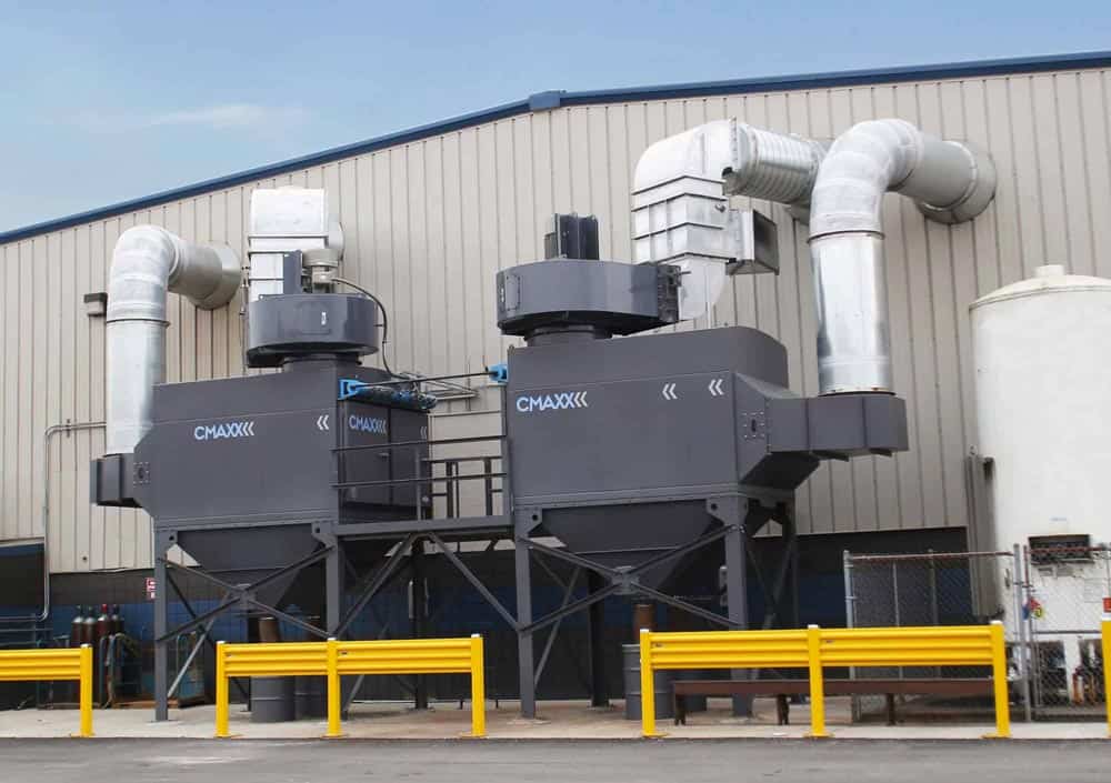 This company purchased a CMAXX Dust & Fume Collector to handle issues with cement dust in their plant.
