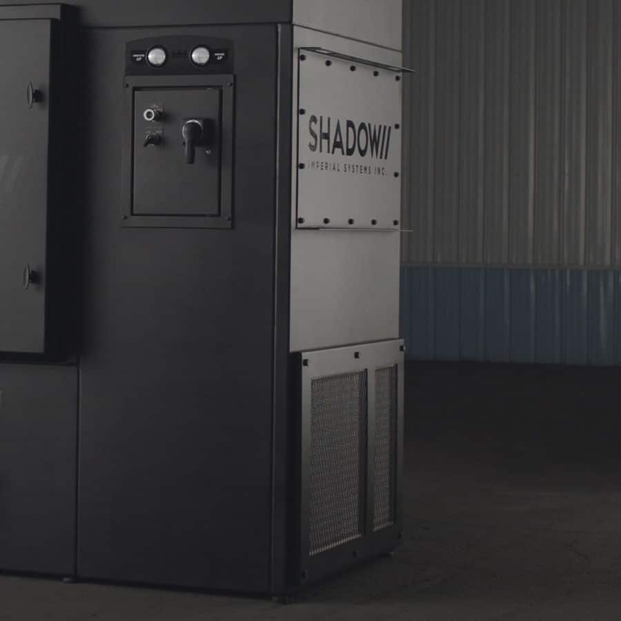 photo of easy access panels on the Shadow Compact Fume Extractor