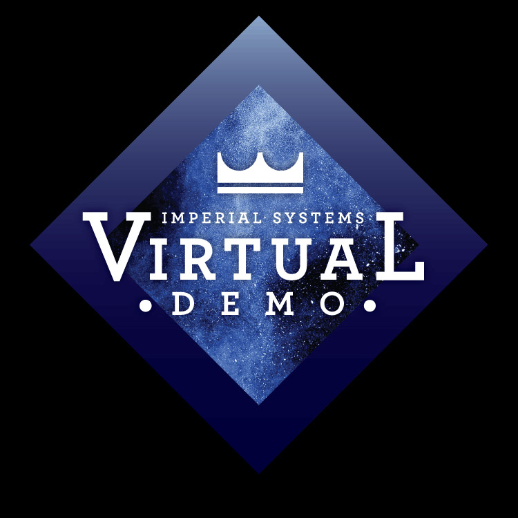 graphic with words Imperial Systems Virtual Demo