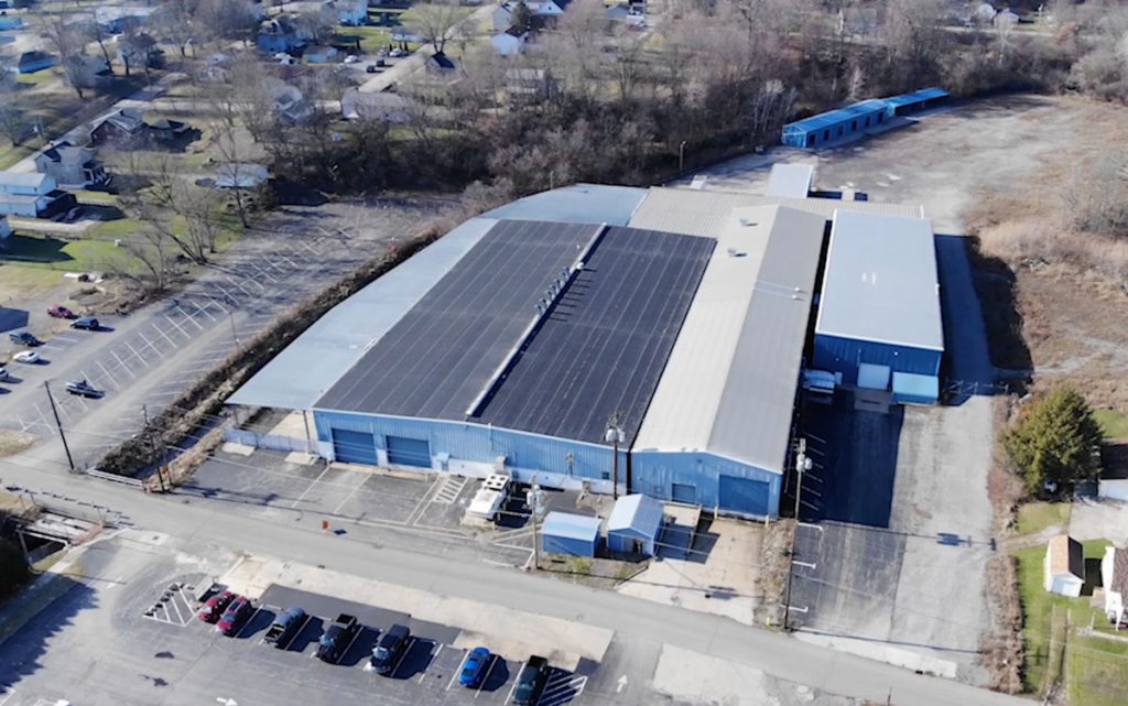 Aerial photo of Imperial Systems' new filter manufacturing facility