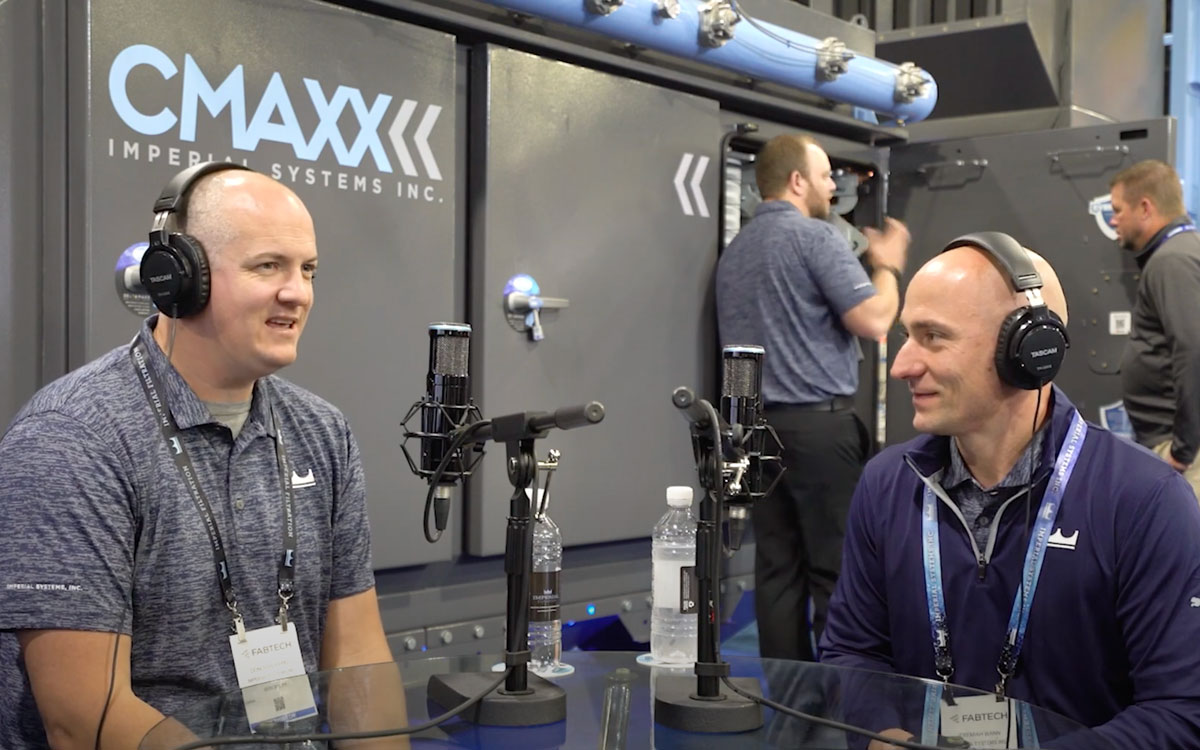 Interview with Jeremiah Wann in Booth at FABTECH 2022