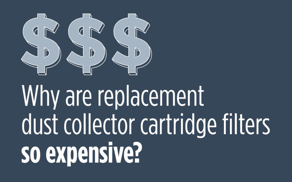 $$$ Why are replacement dust collector cartridge filters so expensive?